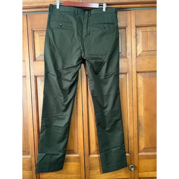 NWT J. Crew Men's Ludlow Slim-Fit Suit Dress Pant Italian Dark Olive Size 33x34 - Picture 11 of 16
